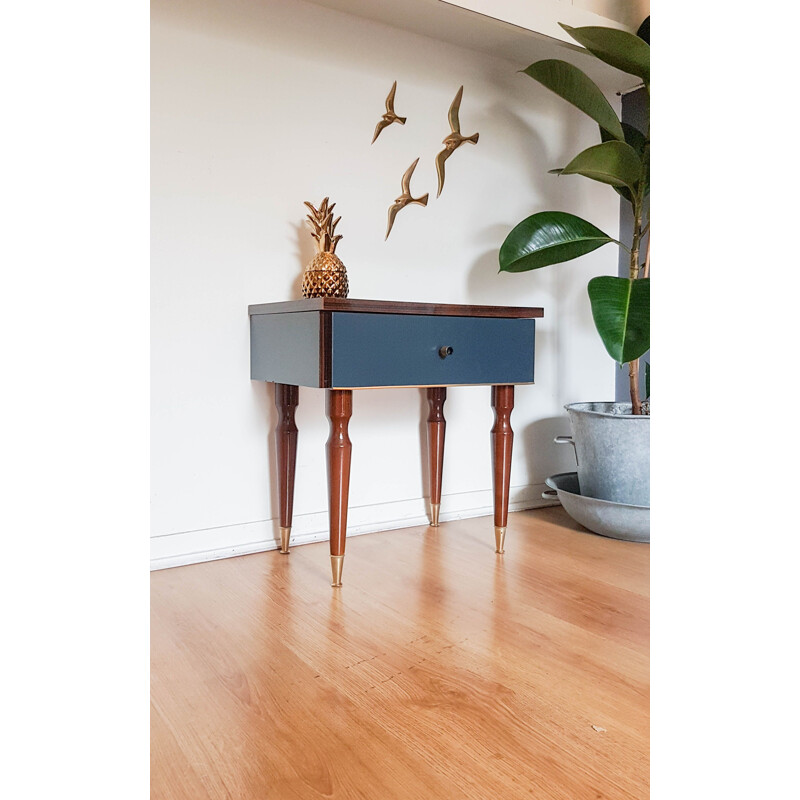 Vintage Scandinavian bedside table