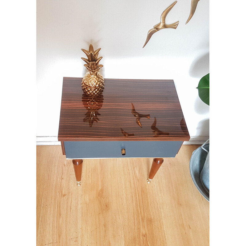 Vintage Scandinavian bedside table