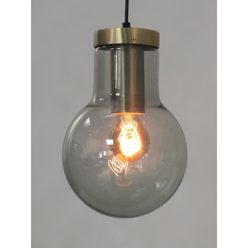 Lámpara de suspensión vintage de Frank Ligtelijn para Raak Amsterdam 1960