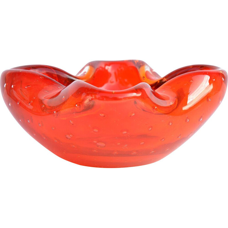 Vintage ashtray Galliano Ferro, Murano Glass Italian 1960s