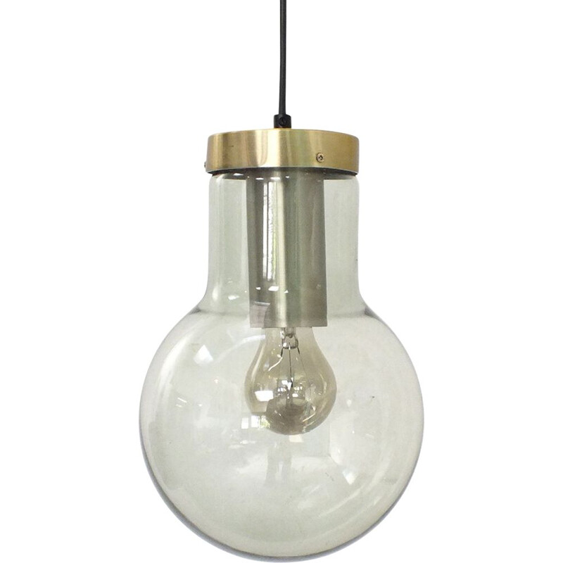 Lámpara de suspensión vintage de Frank Ligtelijn para Raak Amsterdam 1960
