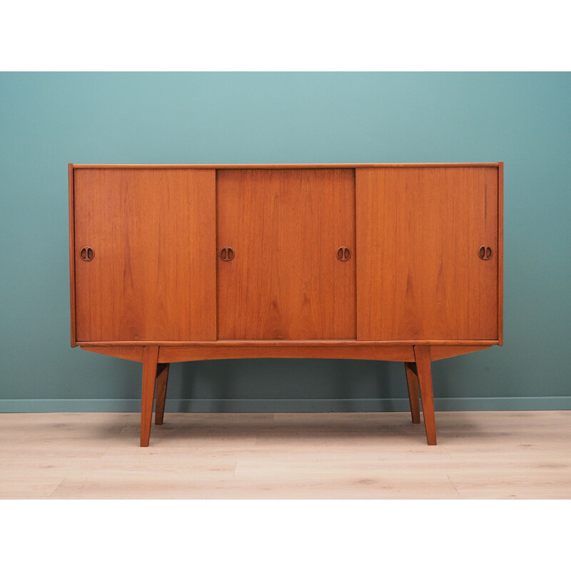 Vintage Highboard teak, Danish 1970s