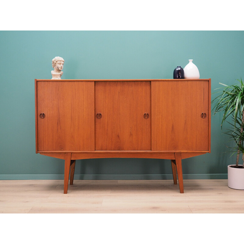 Vintage Highboard teak, Danish 1970s