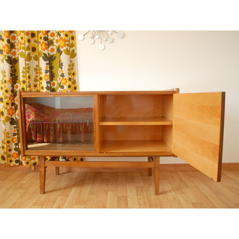 Vintage walnut sideboard -1960s