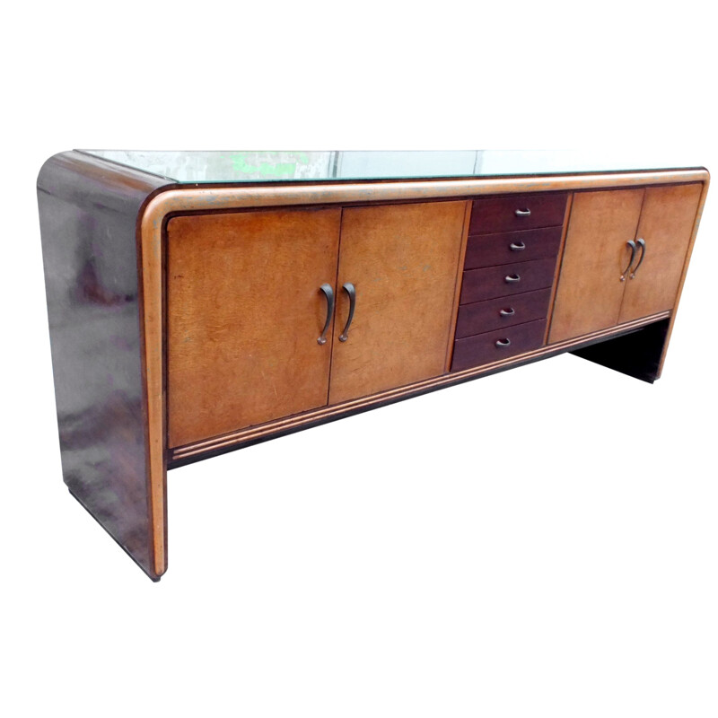 Vintage sideboard and cabinet bar Osvaldo Borsani 1930