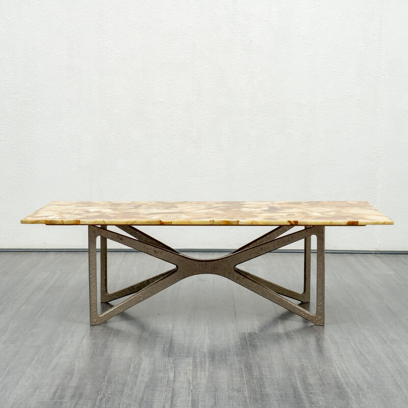 Vintage "brutalist" style coffee table 1960s