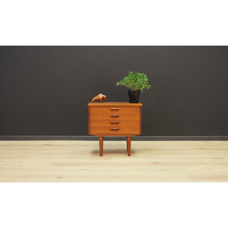 Vintage teak chest of drawers Danish 1960