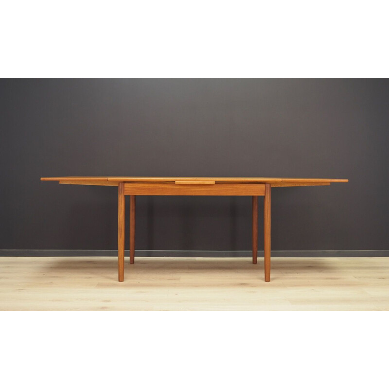 Vintage dinning table teak Danish 1970