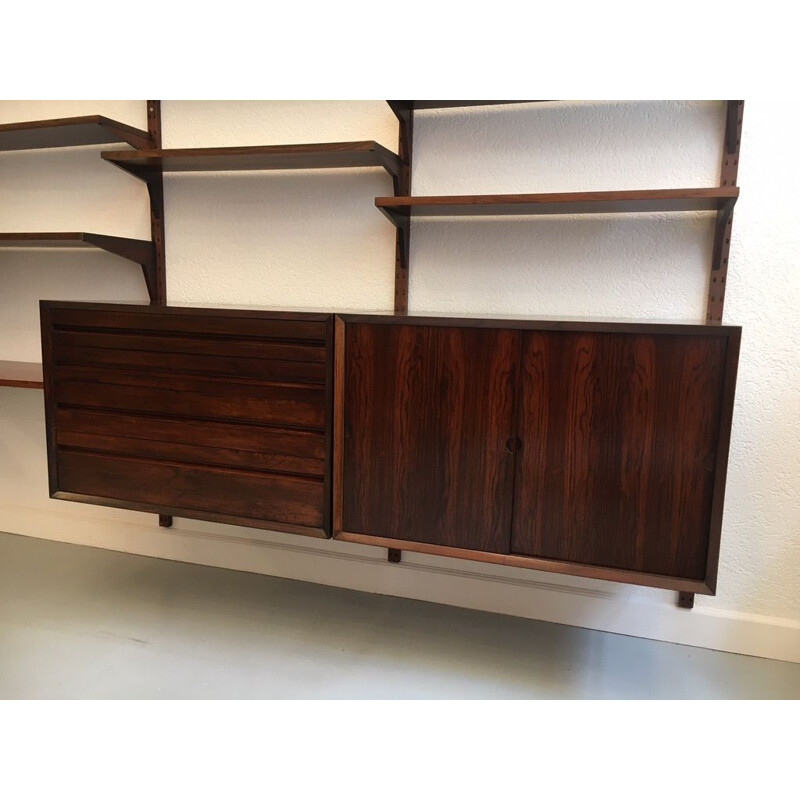 Vintage Rosewood Poul Cadovius 1950 shelf