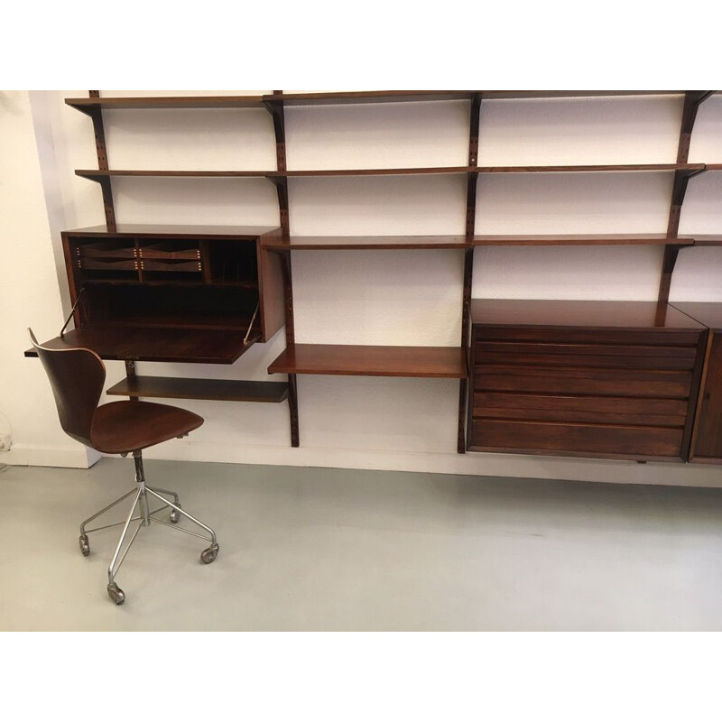 Vintage Rosewood Poul Cadovius 1950 shelf