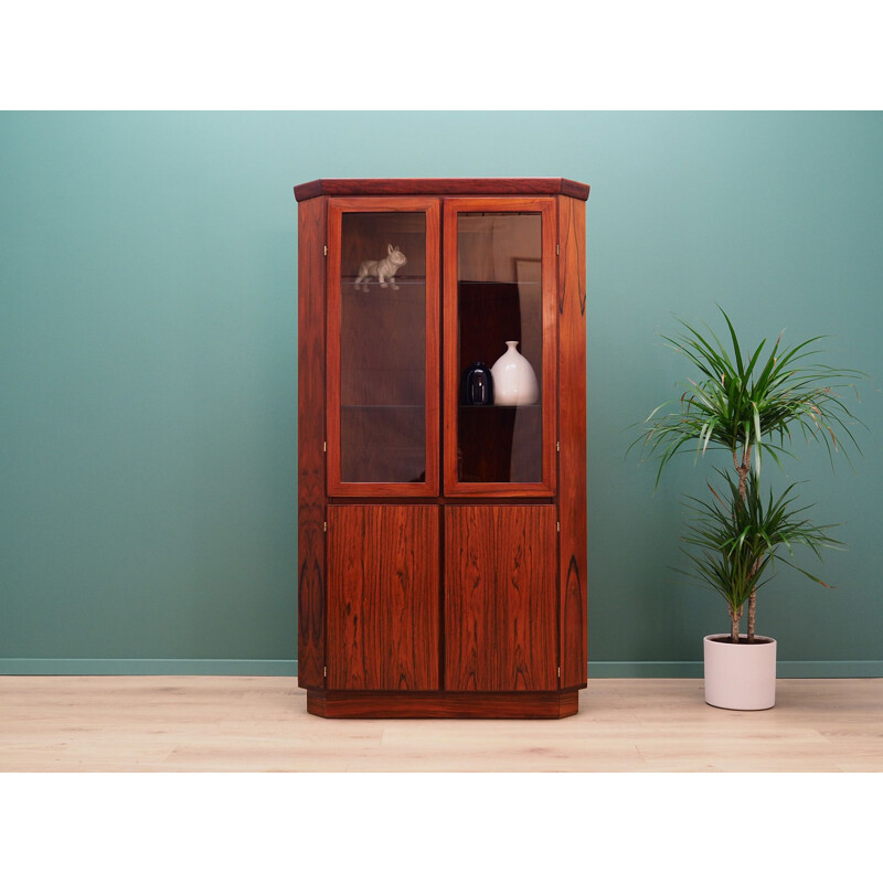 Armoire d'angle vintage scandinave 1970 