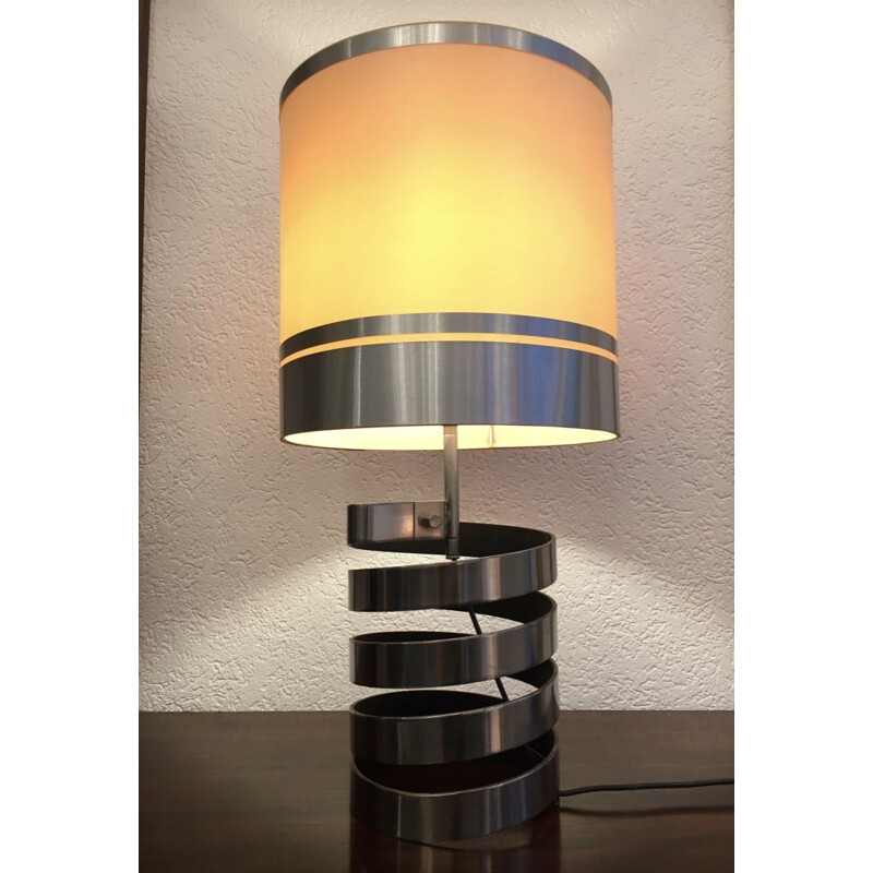 Lampe de table vintage hélicoïdale 1970