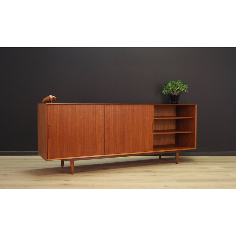 Vintage teak sideboard danish par VEMB MOBELFABRIC 1970