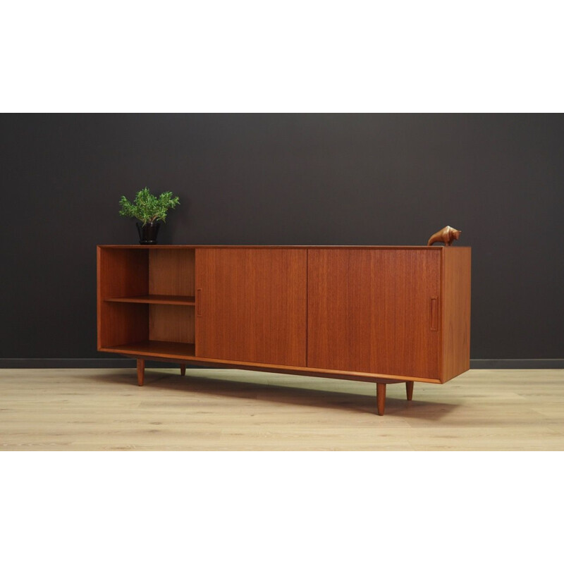 Vintage teak sideboard danish par VEMB MOBELFABRIC 1970