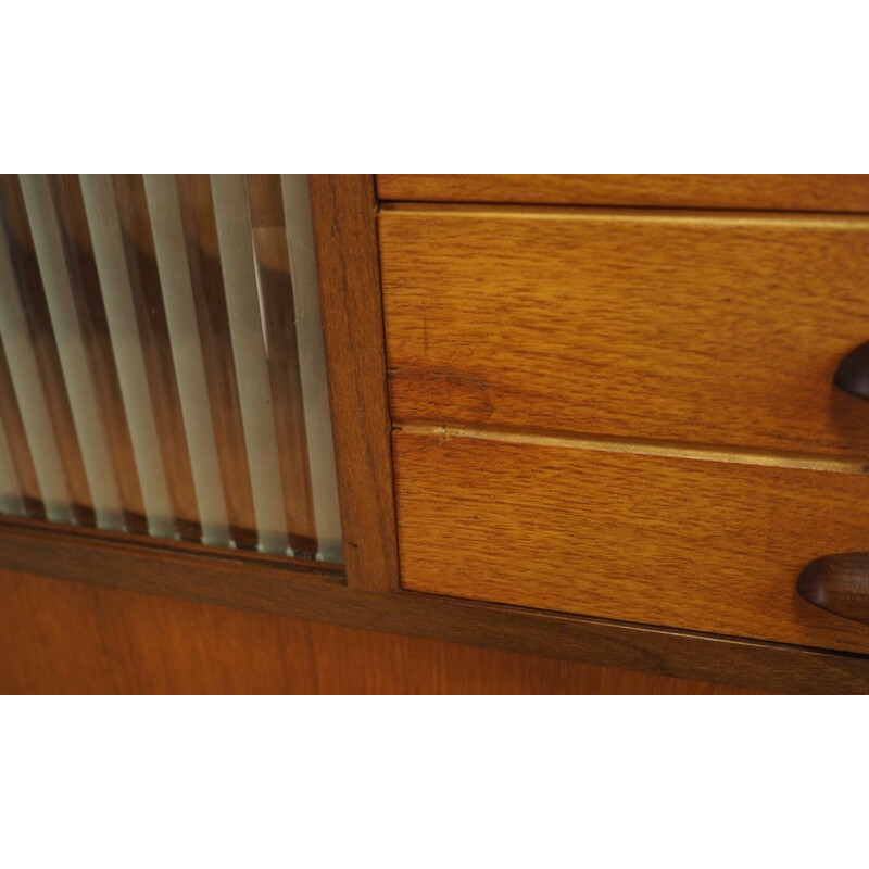 Vintage highboard teak scandinavian 1970s