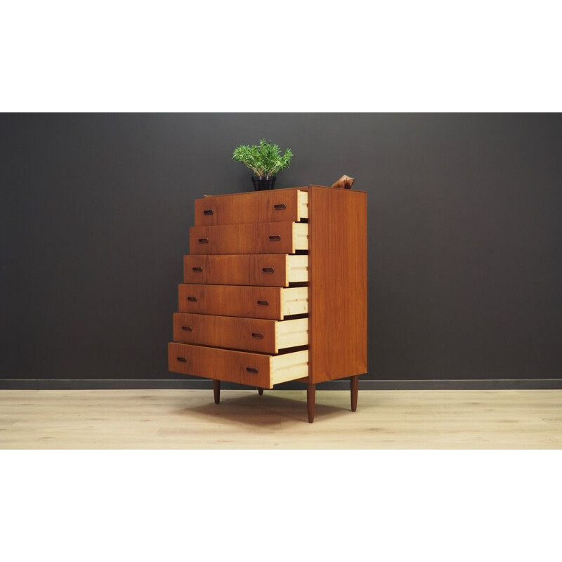 Vintage Chest of drawers Scandinavian teak lata 1970s