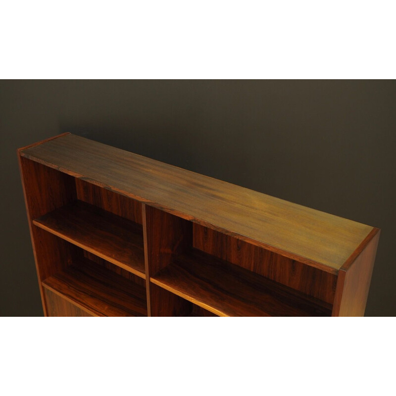 Vintage bookcase  library rosewood Danish  Dammand and Rasmussen 1970s