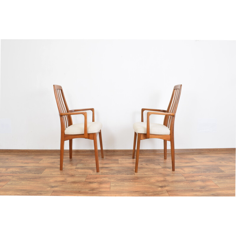 Pair of Mid-Century Teak Side Chairs by Benny Linden, 1970s