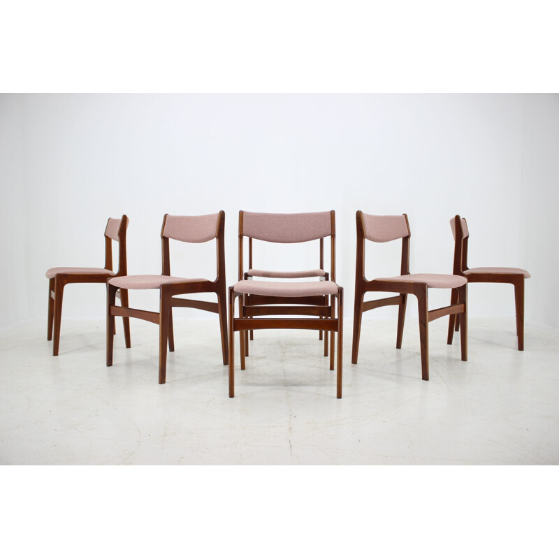 Set of 6 vintage Dining Chairs Teak  Danish 1960s