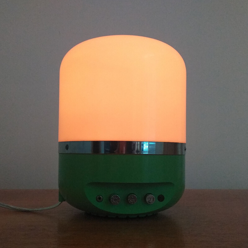 Vintage europhon table lamp by Adriano Rampoldi, Italy 1970
