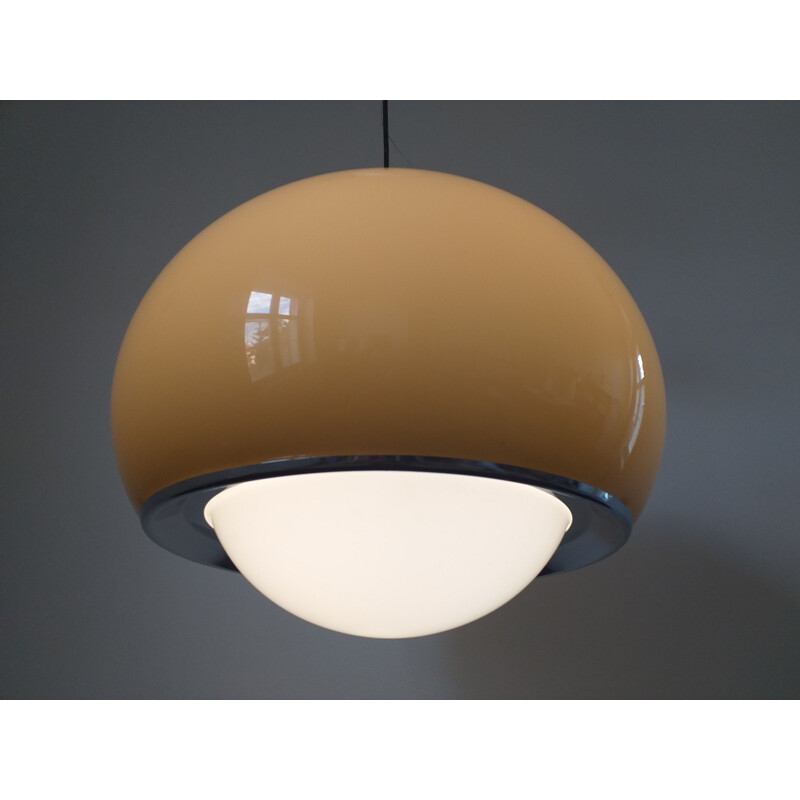 Large Mid Century Pendant Meblo by Harvey Guzzini, Italy, 1970s