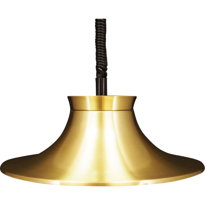 Vintage Gold lamp metal danish 1960