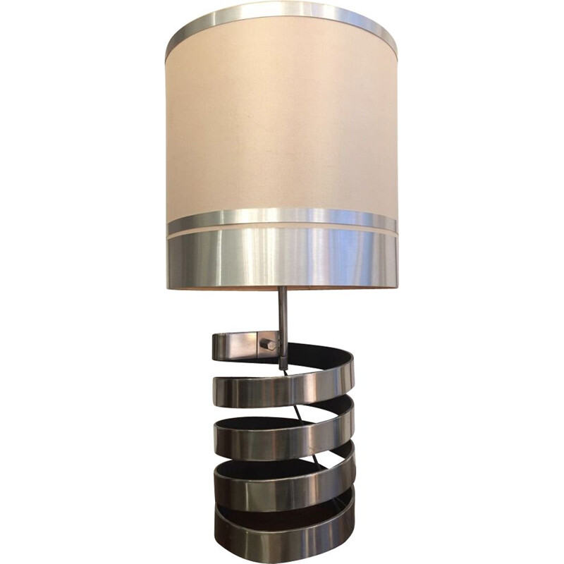 Vintage spiraal tafellamp 1970