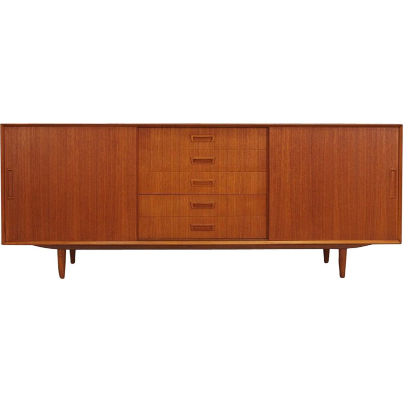 Vintage teak sideboard danish par VEMB MOBELFABRIC 1970