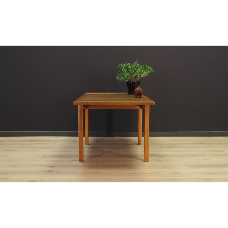 Vintage coffee table walnut Scandinavian  1970s