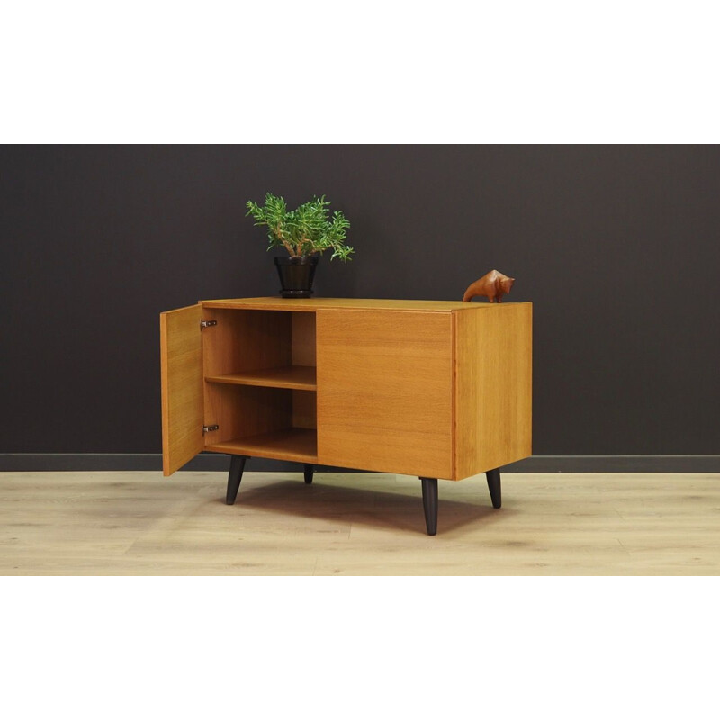 Vintage cabinet veneered with ash Danish 1970s