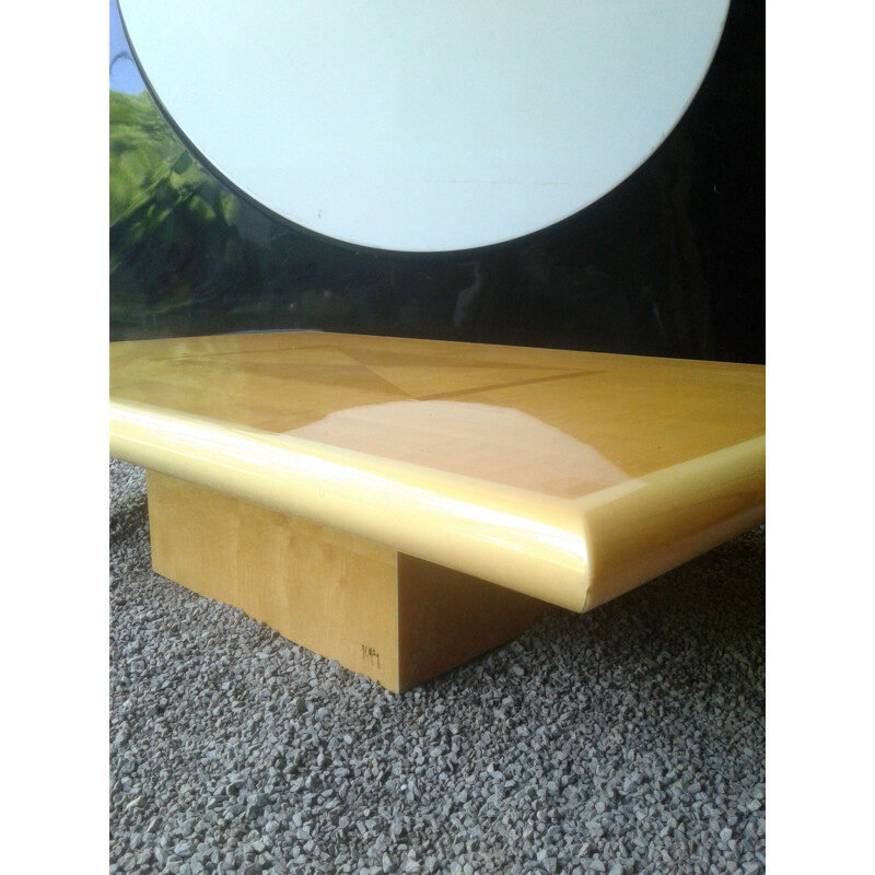 Jean Claude Mahey vintage coffee table