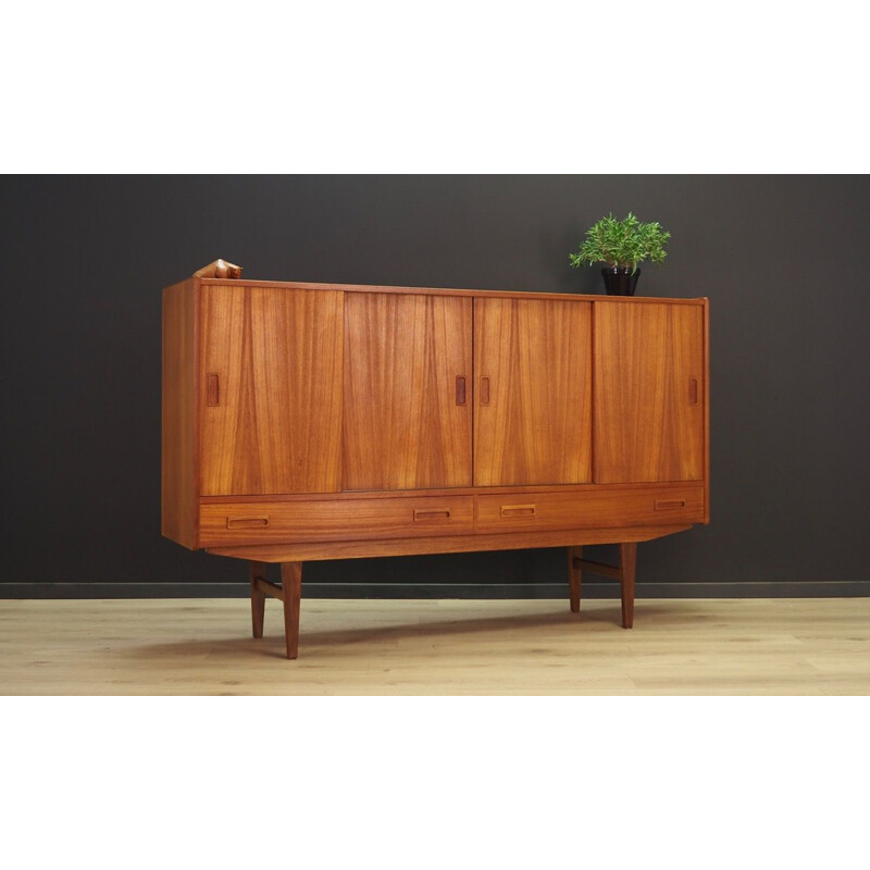 Vintage highboard Scandinavian by P. Westergaard Mobelfabrik  1960s 