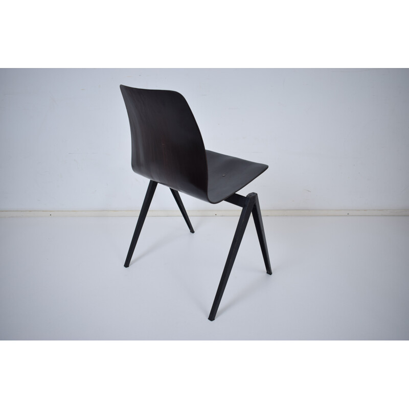 Vintage Black Galvanitas S22 school chair