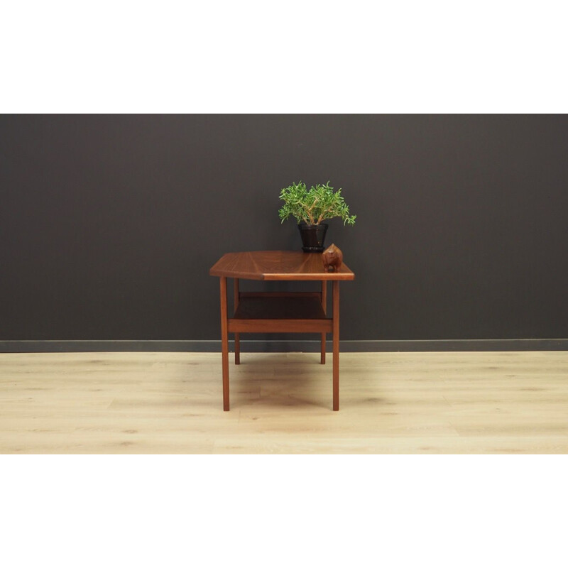 Vintage coffee table teak and solid wood Scandinavian 1970s