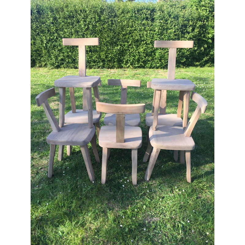 Table et 10 chaises vintage Olavi Hanninen