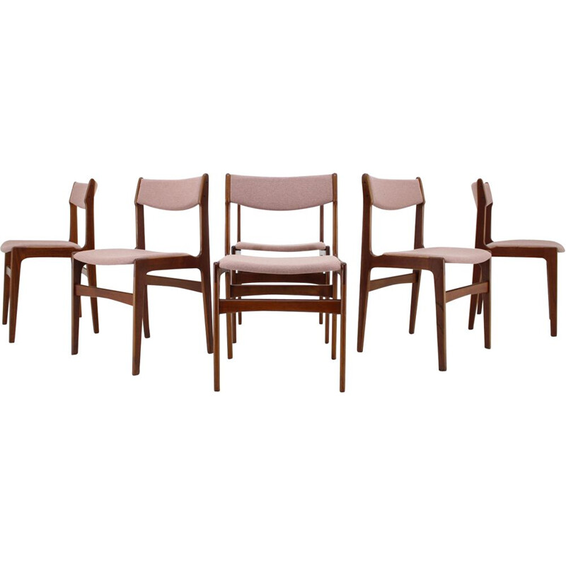 Set of 6 vintage Dining Chairs Teak  Danish 1960s