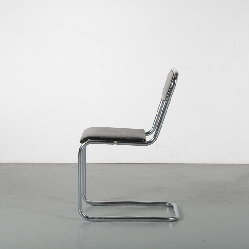 Vintage office chair by Mart Stam for Fritz Hansen, Denmark 1930s