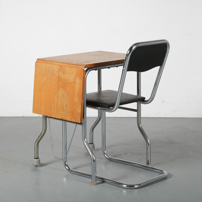Vintage office chair by Mart Stam for Fritz Hansen, Denmark 1930s