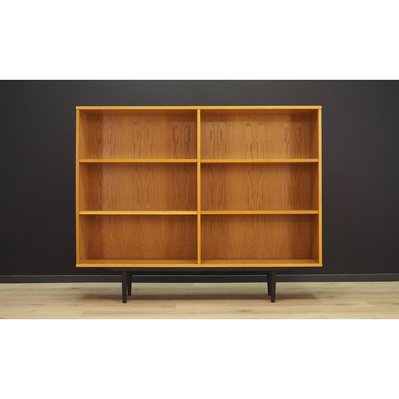 Vintage bookcase library Scandinavian  1970s