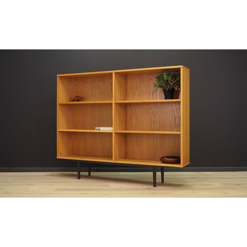 Vintage bookcase library Scandinavian  1970s