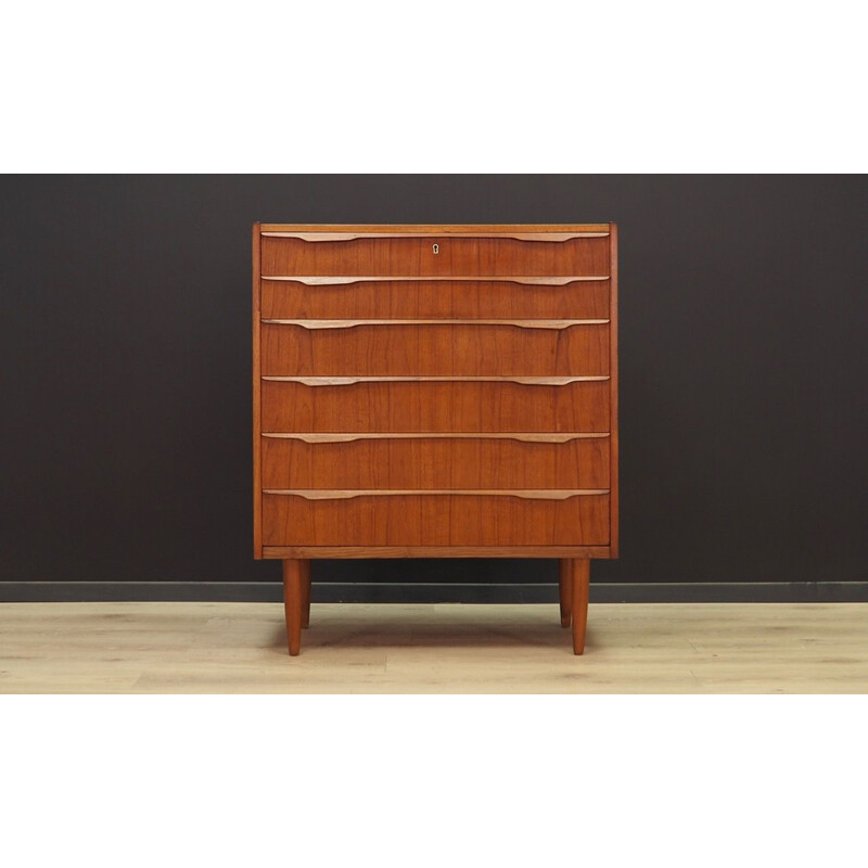 Vintage chest of drawers teak Scandinavian 1970s