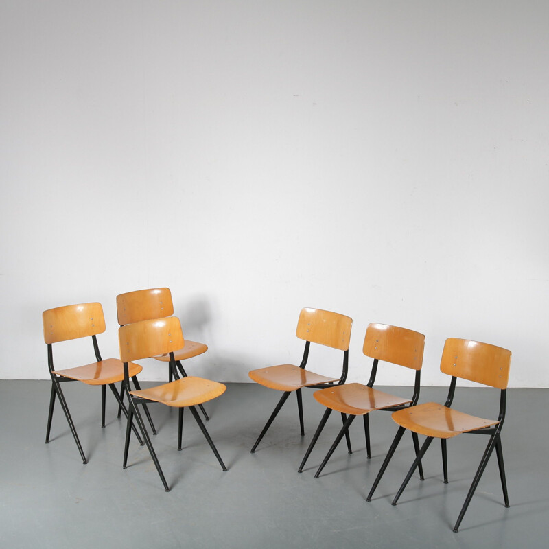 Set of 6 vintage dining chairs by Marko in the Netherlands 1960s