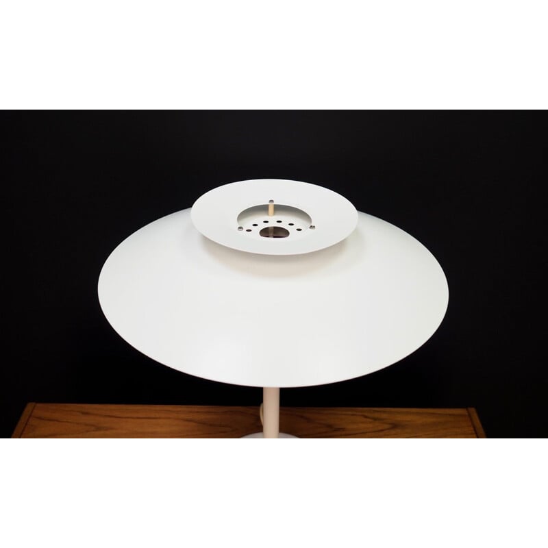 Lampe de table Vintage Form-Light métal blanc Danois 1970