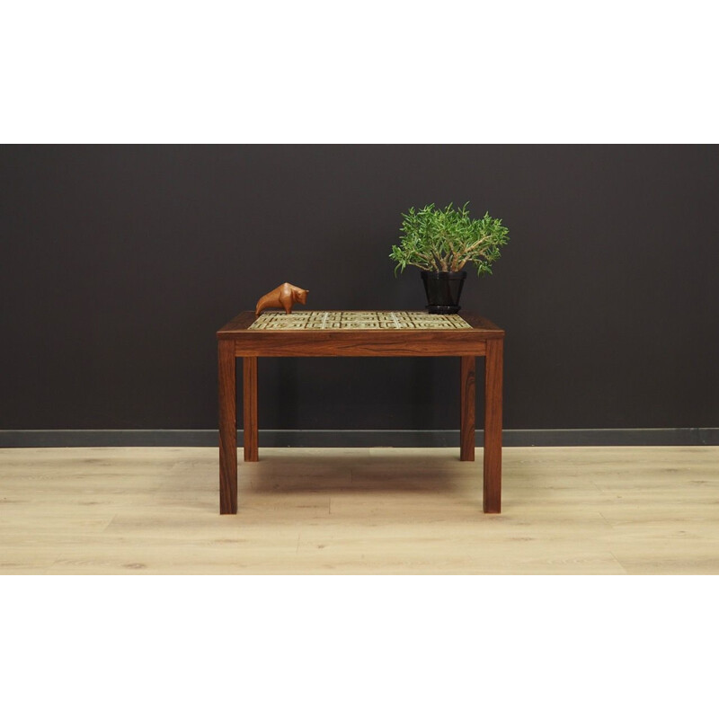 Vintage coffee table rosewood Danish 1970s