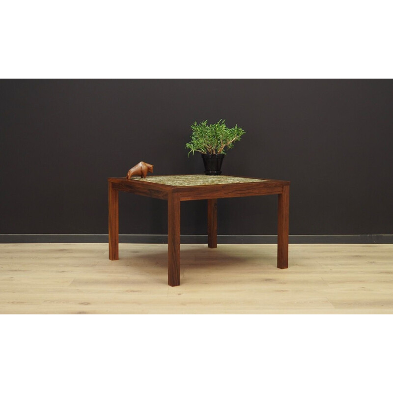 Vintage coffee table rosewood Danish 1970s