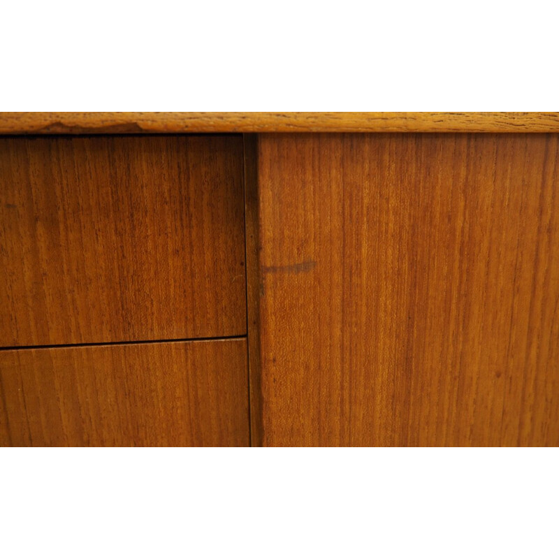 Vintage highboard teak Danish 1970s