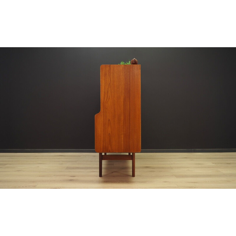 Vintage highboard teak Danish 1970s