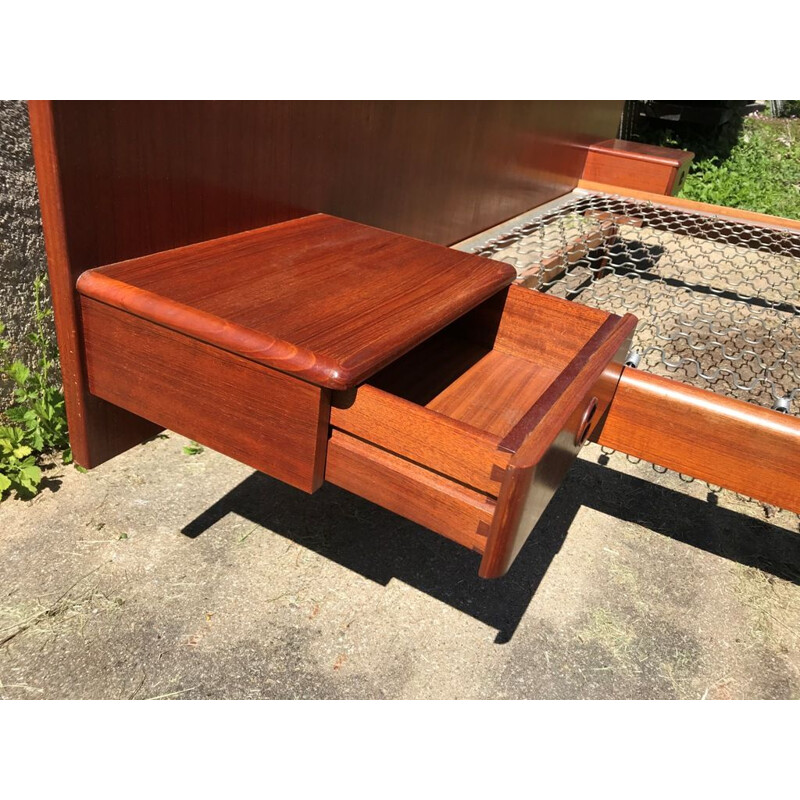 Vintage teak bed NF Scandinavian 1960