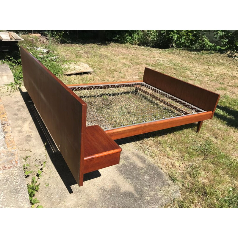 Vintage teak bed NF Scandinavian 1960