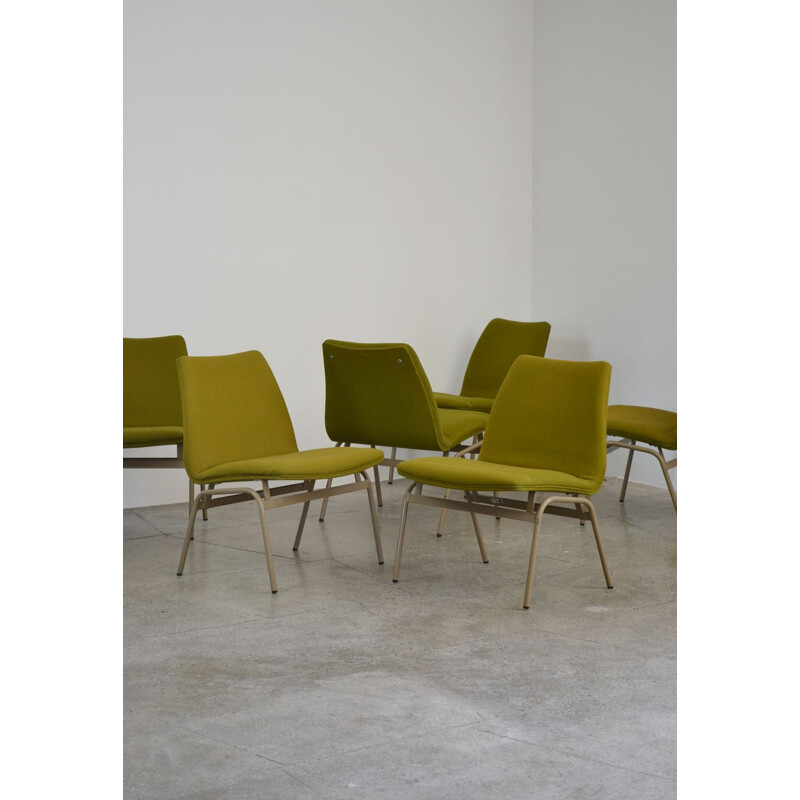 Groene vintage fauteuil van Duba Mobelindustri, Denemarken, 1960